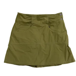 Athleta Olive Green Hiking Skort with Detachable Pouch Size 4 Activewear Skirt thumbnail 2