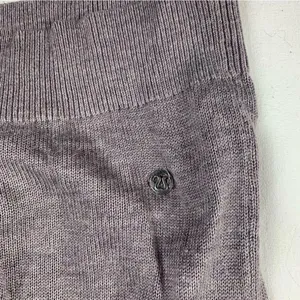 Lululemon women's 10 12 full extension sweater cashlu heathered gray long sleeve thumbnail 5
