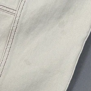 PacSun Cargo Pants‎ Womens M Relaxed Denim Utility Baggy Streetwear Beige White thumbnail 8