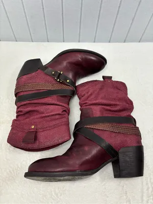 Otbt Women Hay Ride Distressed Leather Western Cowboy Boots Size 9.5m thumbnail 5