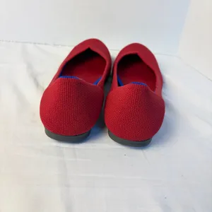 Rothy's womens red The Daily flat shoes. Size W6. Never worn. ballet flat thumbnail 4