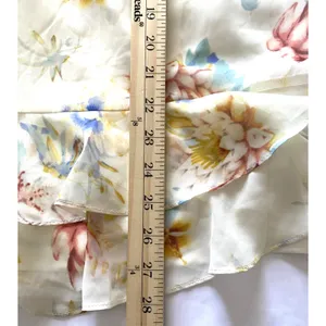 Lulus Sip of Chardonnay Cream Floral Print Ruffled Mini Dress Strappy Lined XL thumbnail 8