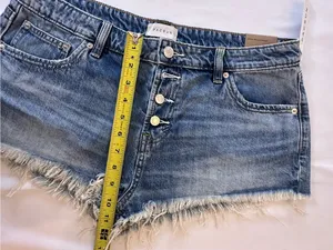 Pacsun Jamie Low Rise Micro Shorts size 30 Button Fly Nwt thumbnail 7