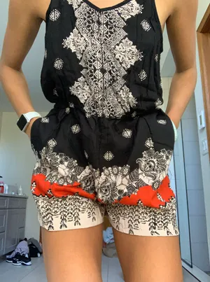 TJ Maxx Tribal Print Romper thumbnail 4