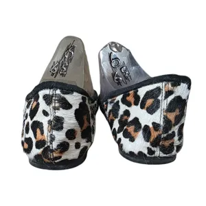 Sam Edelman Flats Women Size 6 Calf Fur Cheetah Chic Boujee Modern Maximalist thumbnail 5