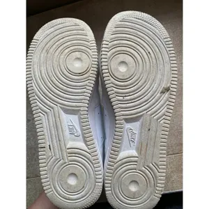 Nike Air Force 1 Low White Leather Sneakers Classic 90s 2000s Streetwear 7.5 Y2K thumbnail 6