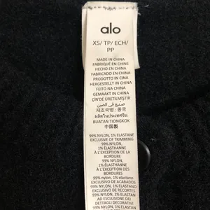 Alo Yoga Snuggle Up Sweater Cropped Cardigan Black XS thumbnail 6