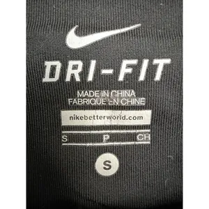 Nike Dri-FIT Black Running Leggings Women Size S Zip Ankle‎ Pocket Athletic thumbnail 4
