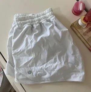 White Hotty Hot Lululemon Shorts 2.5" thumbnail 1