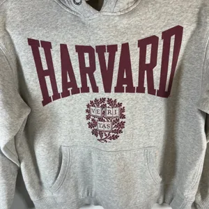 L.O.G.G. Harvard University Grey Hoodie Sweatshirt Pullover Hooded Top Size‎ M thumbnail 2