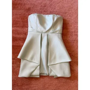Tibi Simona Mint Green Strapless Structured Dress Size 4 thumbnail 2