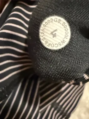 lululemon athletica Black & White Striped High-Rise Leggings thumbnail 3