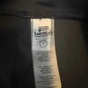 Good American Active Leggings High Waist Compression Mesh‎ Panels Black Size 1 thumbnail 4