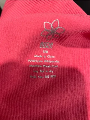 Aura Twist-Front Long Sleeve Bodysuit - Bright Pink thumbnail 2