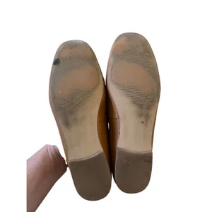 Nordstrom Flats Size 5 Square‎ Toe Brown Leather Slip On Casual Shoes thumbnail 8