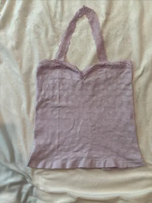 NWOT Intimately Free People Eyelet Seamless Halter Top thumbnail 2