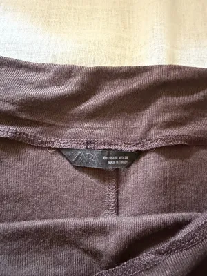 Zara brown studded long sleeve top thumbnail 3