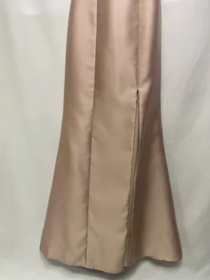 ALFRED SUNG Off-Shoulder Prom Dress in Tan - Size 0 thumbnail 6