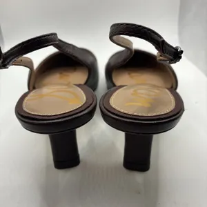 Sam Edelman Bianka Slingback Pumps Women’s 7.5 Brown Leather New thumbnail 2