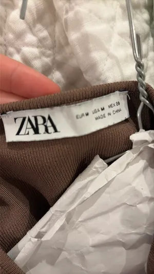 ZARA Brown Going Out Top thumbnail 2