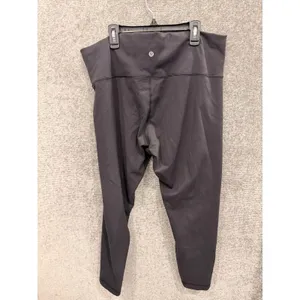 Lululemon Womens Leggings 18 Black Wunder Train High-Rise Crop 21 Activewear thumbnail 5