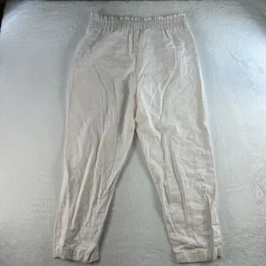 A New Day L Large Pants High Rise Tapered Ankle Pull‎ On Light Pink Cropped Crop thumbnail 8