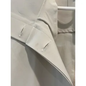 FIGS Off-Duty Lab Coat Women Small Beige Water Rain Resistant Stretch W19OW1001 thumbnail 2