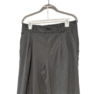 Zara Black Cropped Dress Pants Size 8 thumbnail 3