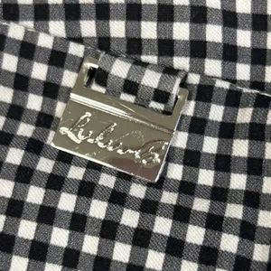 Lulu-B Skirt Womens 12 Golf Tennis Pull On Black White Check Stretch Nylon thumbnail 3