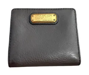 Marc by Marc Jacobs Bifold Wallet Womens OS Grey Good Leather Standard Supply thumbnail 1