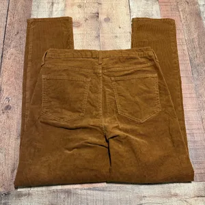 Gap Brown High Rise Vintage Slim Corduroy Pants Sz 31/12T Classic Preppy FLAW thumbnail 6