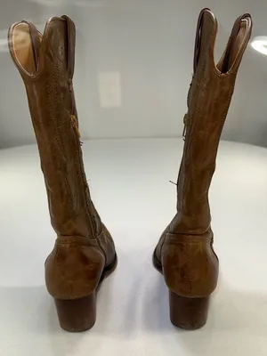 Roper Women's Nettie Western Performance Boots - Round Toe Tan 7.5 thumbnail 6
