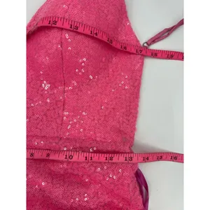 Portia & Scarlett hot pink‎ sequin gown sz 4 thumbnail 6