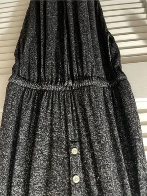 Old Navy Heather Black Sleeveless One-Piece Sleeveless Jumpsuit thumbnail 4