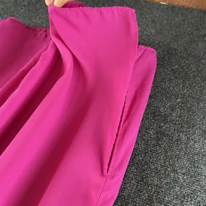 Banana Republic Fuchsia Pink Wide Leg Palazzo Pants Slits Pockets Size Large thumbnail 4