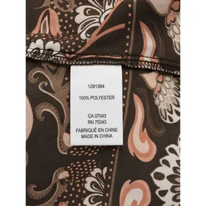 Rachel Zoe Satin Paisley Print Button-Down Blouse Long Sleeve Size Small NWT thumbnail 5