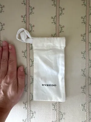 Byredo Cotton Travel Perfume Drawstring Pouch White thumbnail 3