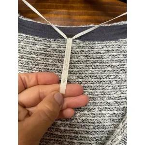 Free People Bright Lights V Neck sweater marked navy small thumbnail 2