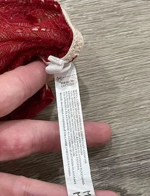 Urban outfitters out from under red lace halter bralette thumbnail 2