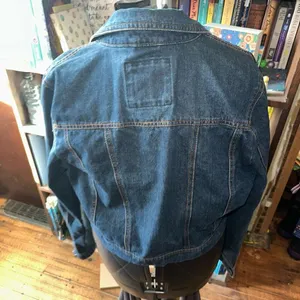 Mossimo denim medium wash L normcore basic classic jacket Blue Size L thumbnail 2