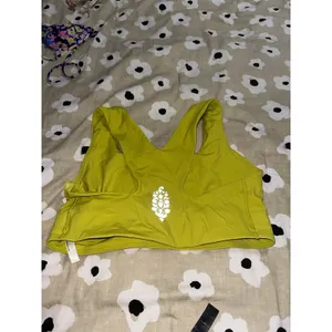Free People Green Honeydew Sports Bra thumbnail 4
