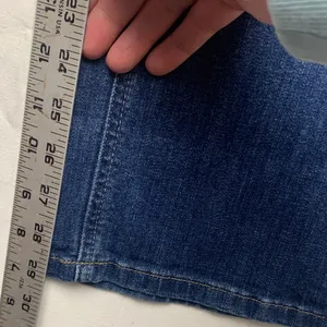 Ariat size 31 short high rise straight Real Denim Jeans Blue Stitching cowgirl r thumbnail 5