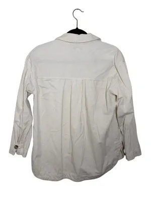 Madewell Corduroy Shirt Jacket Shacket Ivory S thumbnail 7