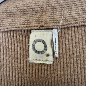 AKEMI + KIN Beige Ribbed Kimono Cardigan Sweater One Size‎ thumbnail 4