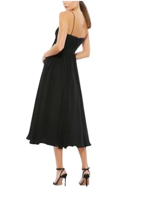 NWT Mac Duggal Ieena 70099 Faux Wrap Black Formal Dress Size XS thumbnail 3