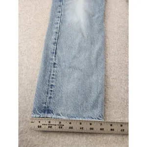 Levis 501 Original Fit Distressed Jeans Button Fly 32x30 White‎ Label Denim thumbnail 4