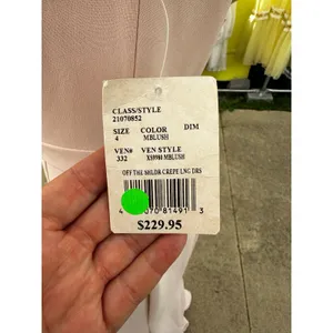 New With Tags Soft Pink Xscape Gown Size 4 thumbnail 10