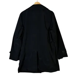 London Fog Womens Classic Trench Coat‎ Size L Black Work Office Timeless Classic thumbnail 6