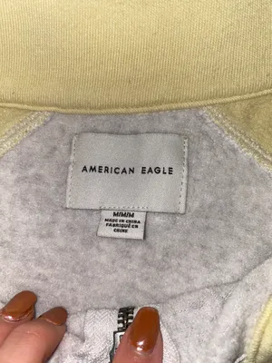 American Eagle Cropped Quarter Zip thumbnail 2