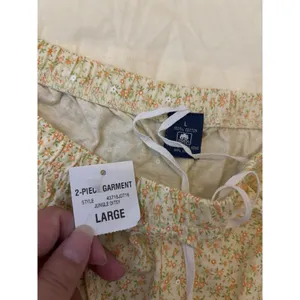 Charter Club Intimates 2pc PJ Set Womens Cami + Shorts Jungle Ditsy Pattern L thumbnail 4